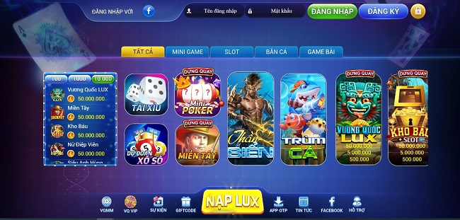 cổng game lux39 club