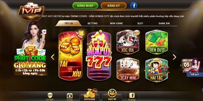 cổng game ivip win
